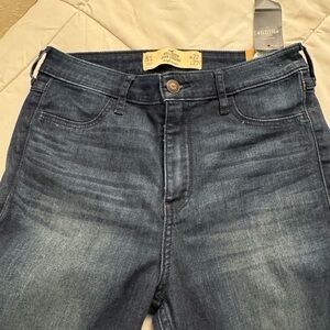 Hollister women Blue Jean Legging Highrise w27 5S